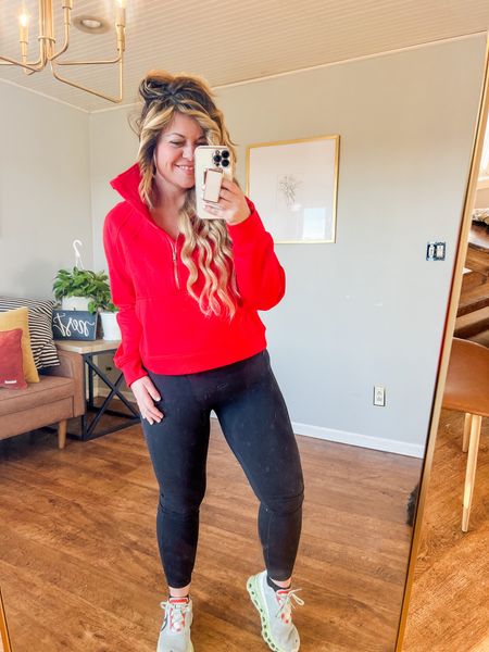 Athleisure Outfit ideas with Stylist Brandi Sharp
Amazon finds
LuluLem dupe
Casual wear
Athletic wear
Fitness
#ltkfind #competition 

Size 8 fashion 
This is a red in size medium  

#LTKFind
