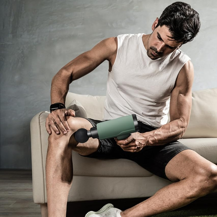 Massage Gun, Handheld Electric Deep Tissue Body Muscle Massager, Cordless, High Intensity Vibration  | Amazon (US)