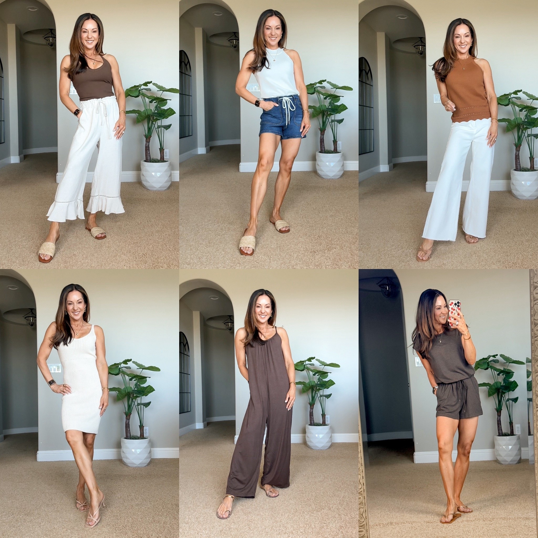 Amazon Spring and summer outfits for everyday, vacation, loungewear, weekends. I am wearing the smallest size in everything. For ref: I'm 5'1", 108lbs. 

#LTKootd #LTKSaleAlert #LTKOver40