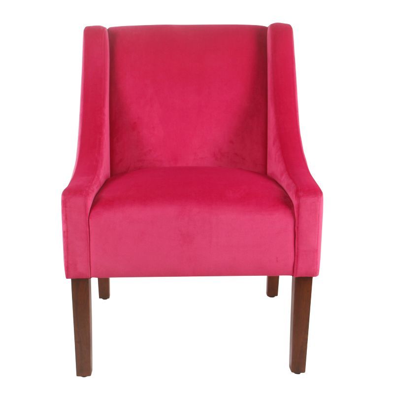 Modern Velvet Swoop Arm Accent Chair - Homepop | Target
