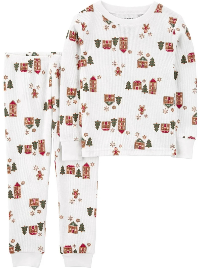 Carter's Child of Mine Toddler Holiday Pajama Set, 2-Piece, Sizes 12M-5T | Walmart (US)
