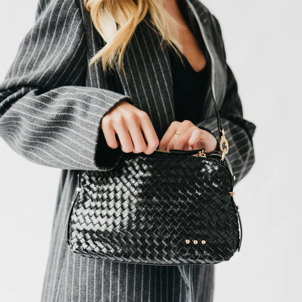 Harper Hobo Woven Shoulder Bag | Pretty Simple