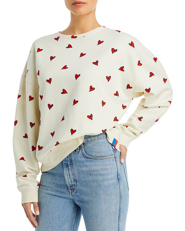 Heart Print Sweatshirt | Bloomingdale's (US)