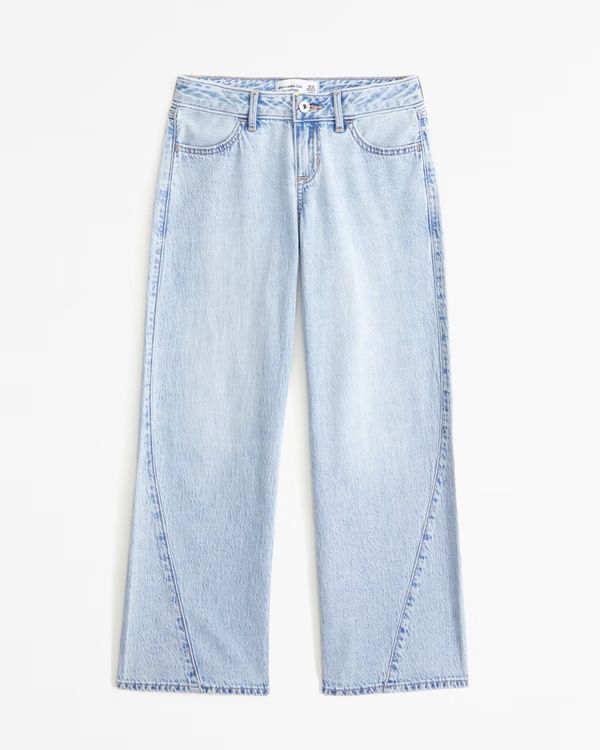 lightweight low rise baggy jeans | Abercrombie & Fitch (US)