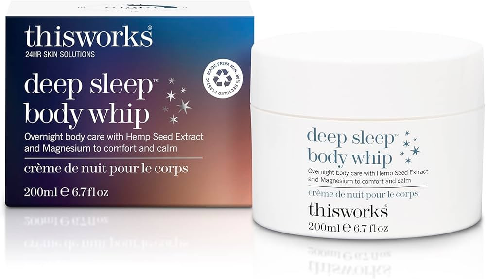 THISWORKS Deep Sleep Body Whip, an All Over Body Butter Infused with our Deep Sleep Functional Fr... | Amazon (US)
