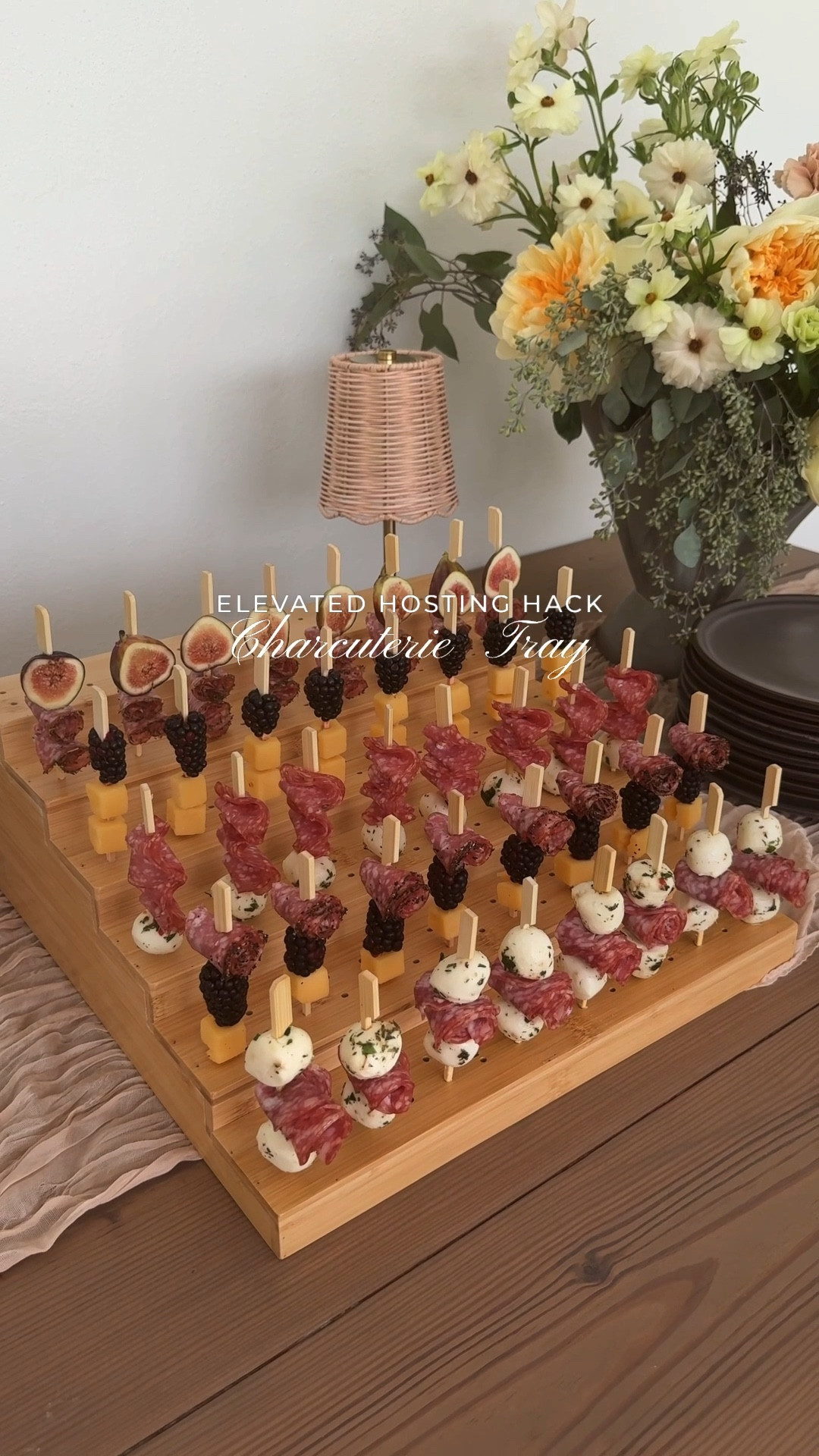 The chicest charcuterie hosting hack 🤎🧀 These charcuterie skewers are the easiest way to impress your guests (and look way fancier than the effort it takes 😉) perfect for parties and holidays!

#cheeseboard #hosting #entertaining #charcuterie #thanksgiving #fallhosting #amazon #amazonfind #amazonhome

#LTKFindsUnder50 #LTKSeasonal #LTKHome