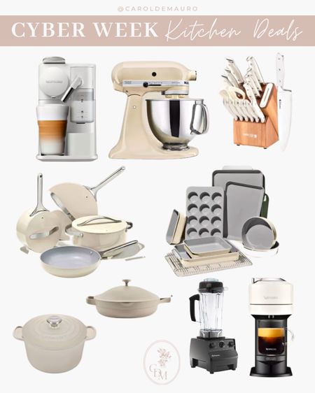The best kitchen deals this cyber week! The Caraway pans and bakeware are AMAZING and on major sale. We also have the blender, Nespresso and kitchen block and they’re all our favorites 



#LTKsalealert #LTKhome #LTKCyberweek