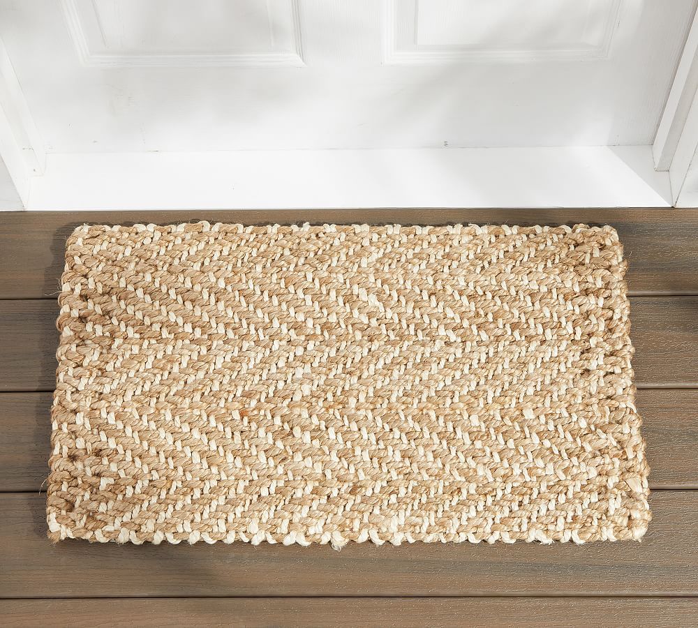 Herringbone Jute Doormat | Pottery Barn (US)