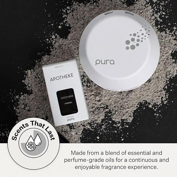 Pura Smart Aromatherapy Diffuser Fragrance Refill by Apotheke (Charcoal) | Amazon (US)