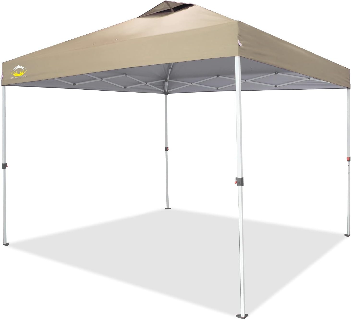 CROWN SHADES 10x10 Pop up Canopy Outside Canopy, Patented One Push Tent Canopy with Wheeled Carry... | Amazon (US)