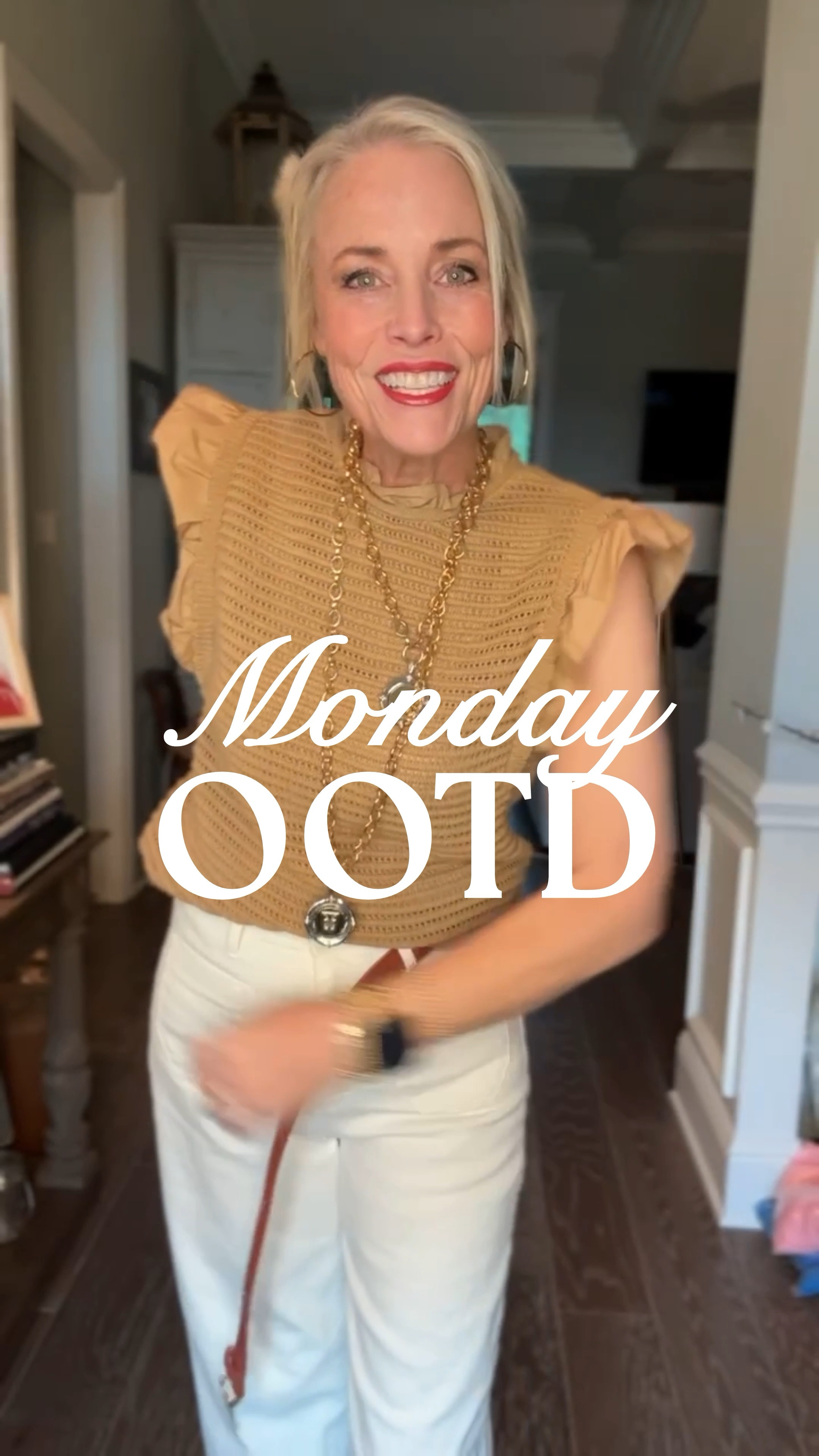 Monday OOTD featuring this adorable knit sweater tank from a small, women-owned boutique in Lakeview, New Orleans, PRONTO. 

I’m obsessed with the ruffle edge on the shoulders—such a perfect detail to elevate your fall look! Be sure to check them out @shopitpronto and tell them Lauren sent you! 🤗 check out their website at www.shopitpronto.com

Paired it with these chic bottoms and belt from Avara (use code LAURGENG15 for 15% off!) and my fave Jennifer Ponson necklaces (LAUREN10 & FREESHIP for 10% off + free shipping). 

Happy Monday, friends! 💛 



#LTKMidsize #LTKVideo #LTKOver40