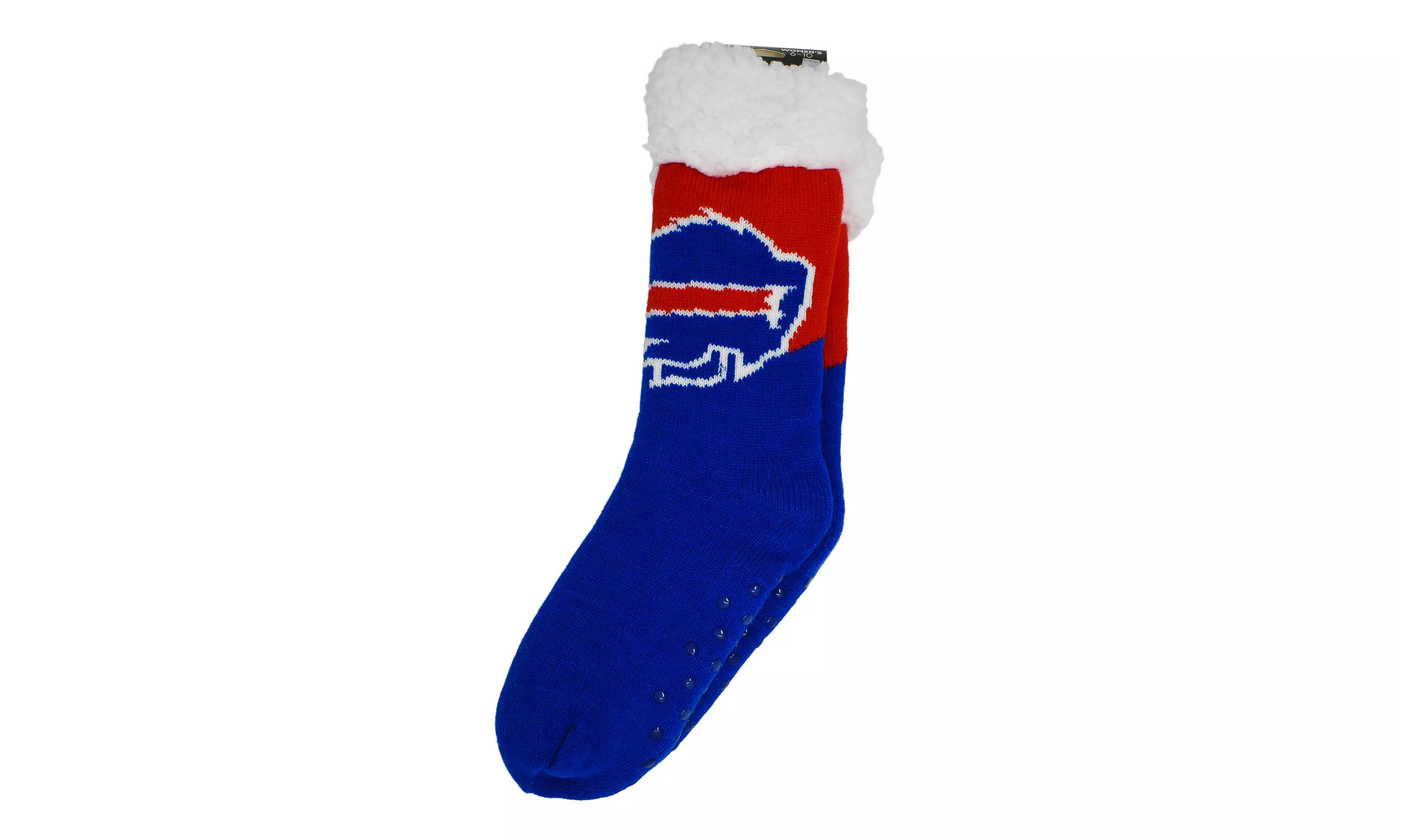 Forever Collectibles Women's NFL Footy Sherpa Sock Slippers | Groupon North America