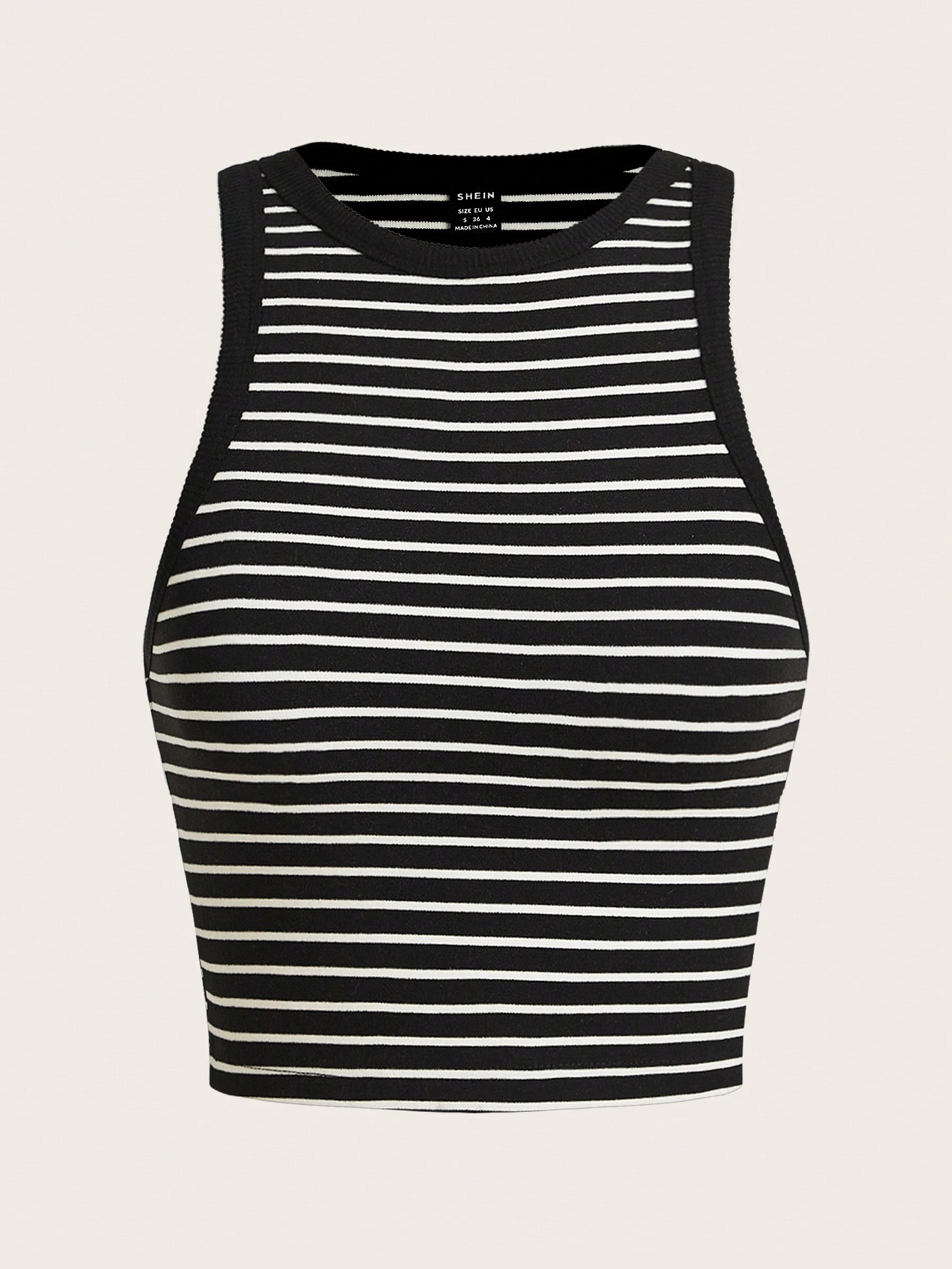 SHEIN BASICS Women's Striped Tank Top | SHEIN