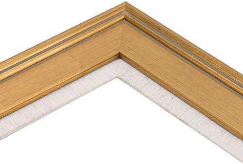 Creative Mark Plein Air Gold Wooden Picture Frame with Linen Liner - 4 x 6" | Amazon (US)