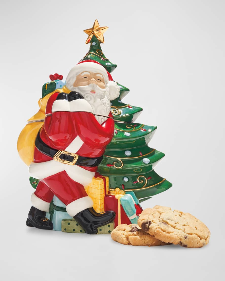 Blue Sky Inn Santa & Tree Cookie Jar | Neiman Marcus