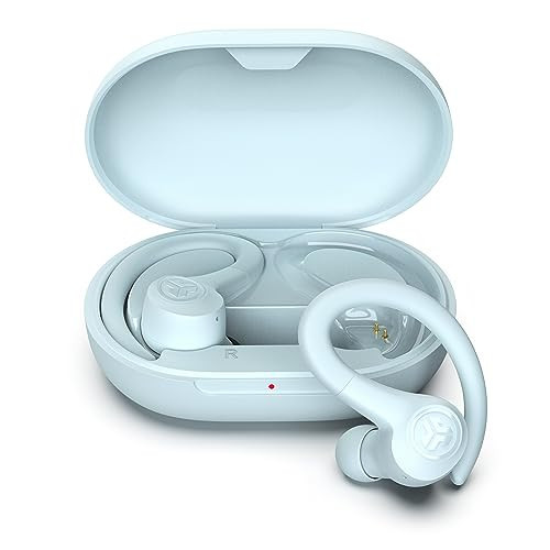 JLab Go Air Sport True Wireless Earbuds, Light Blue, Featuring C3 Clear Calling, Secure Earhook Sport Design, 32+ Hour Bluetooth Playtime, and 3 EQ Sound Settings | Amazon (US)