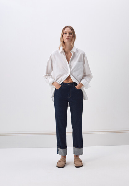Agnes 2.0 Turn Up Jeans | Hush UK