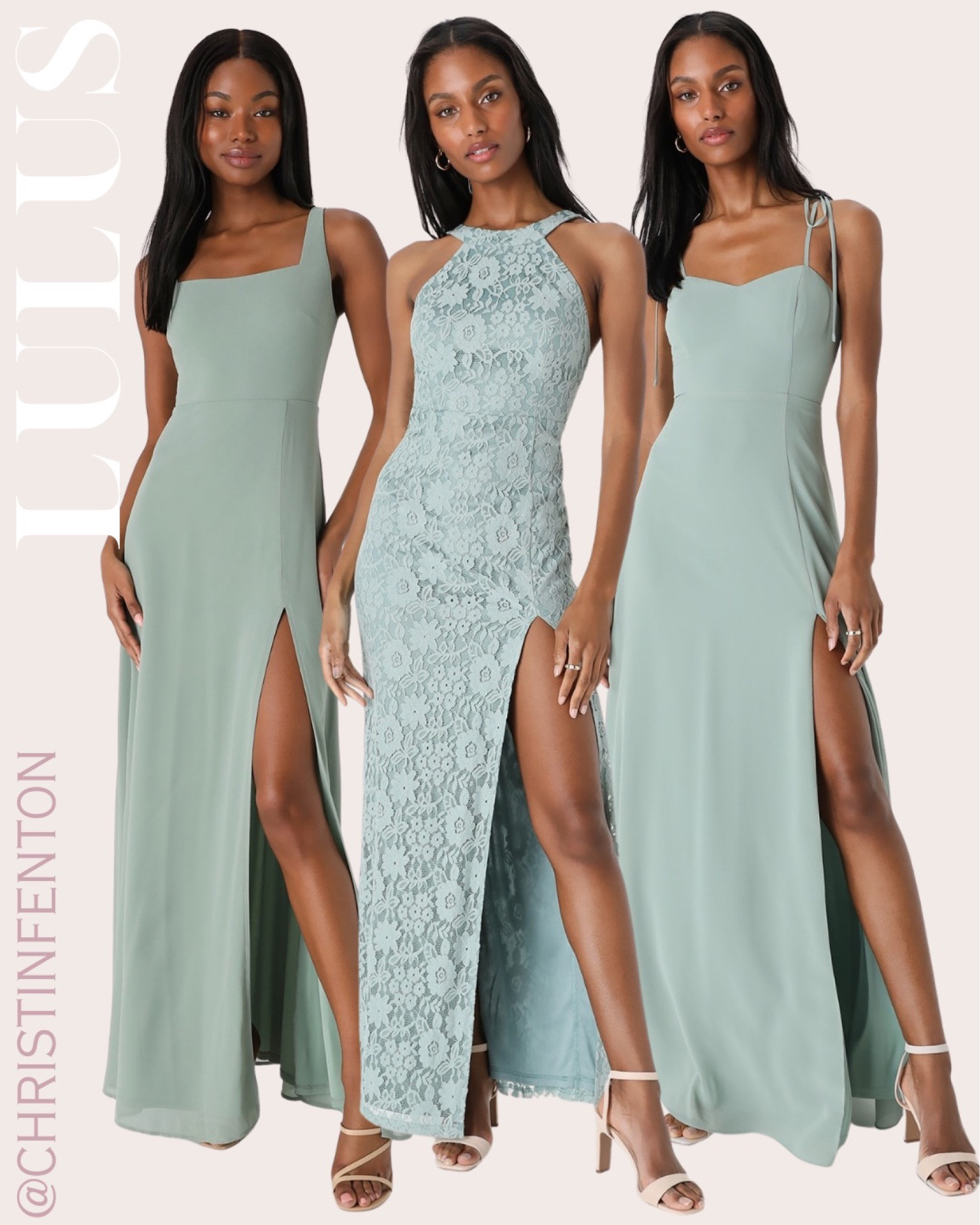 Moriah Sage Green Satin Wrap Maxi … curated on LTK