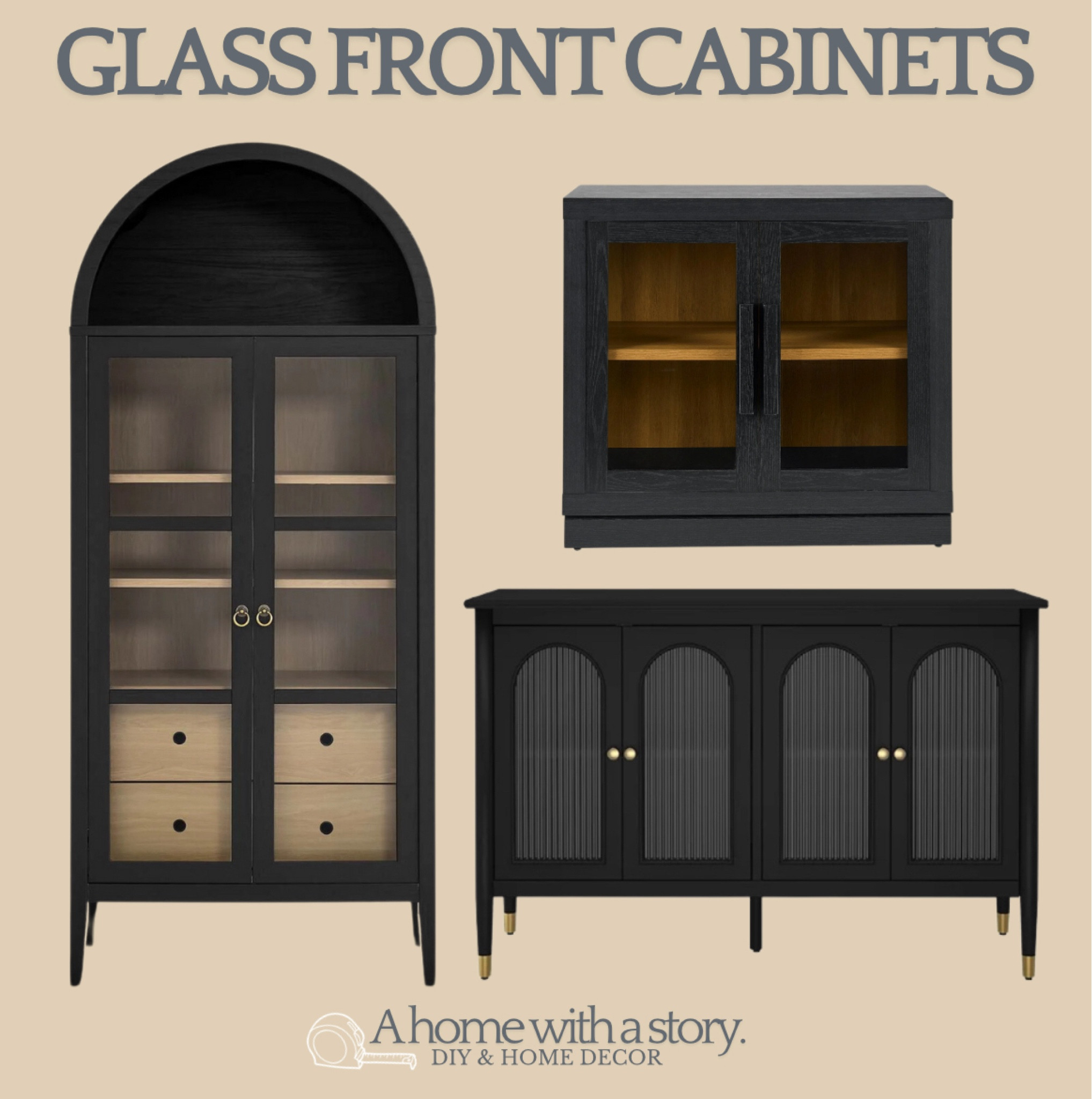 Glass front cabinets!

#LTKHome