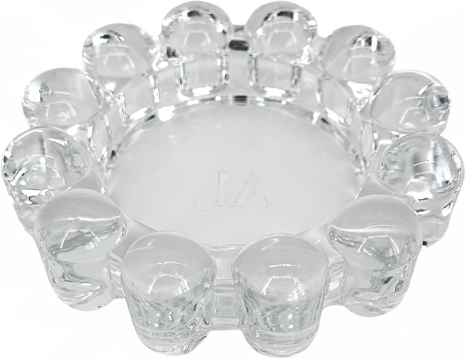 Home Collection Original Clear Glass Small Bubble Candle Dish | Amazon (US)