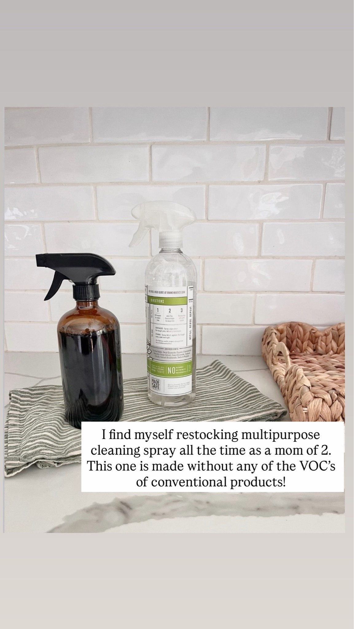 Traditional multipurpose cleaner contains toxins you don’t want in your home! Try these out.

#LTKdayinmylife #LTKKids #LTKHome