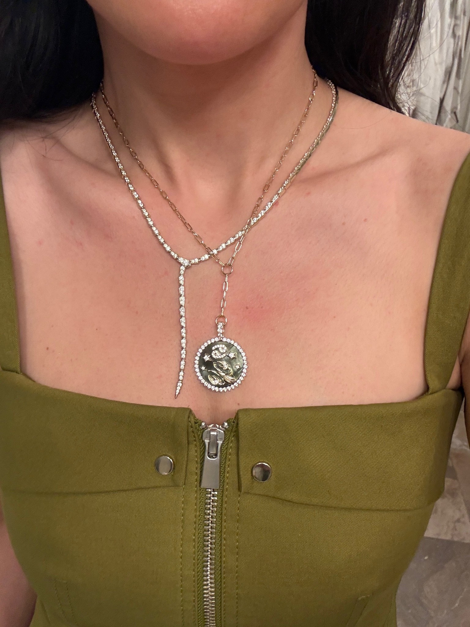 This zodiac necklace stack!

#LTKootd #LTKOver40