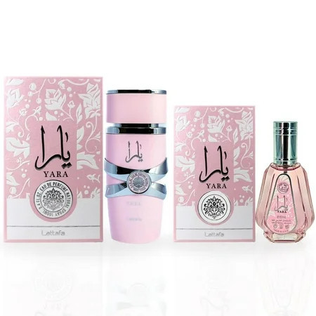 Yara EDP Spray 100ML (3.4 OZ) by Lattafa & Mini Yara EDP Spray 50ML (1.7 OZ) by Ard Al Zaafaran. (ETHEREAL BUNDLE) | Walmart (US)