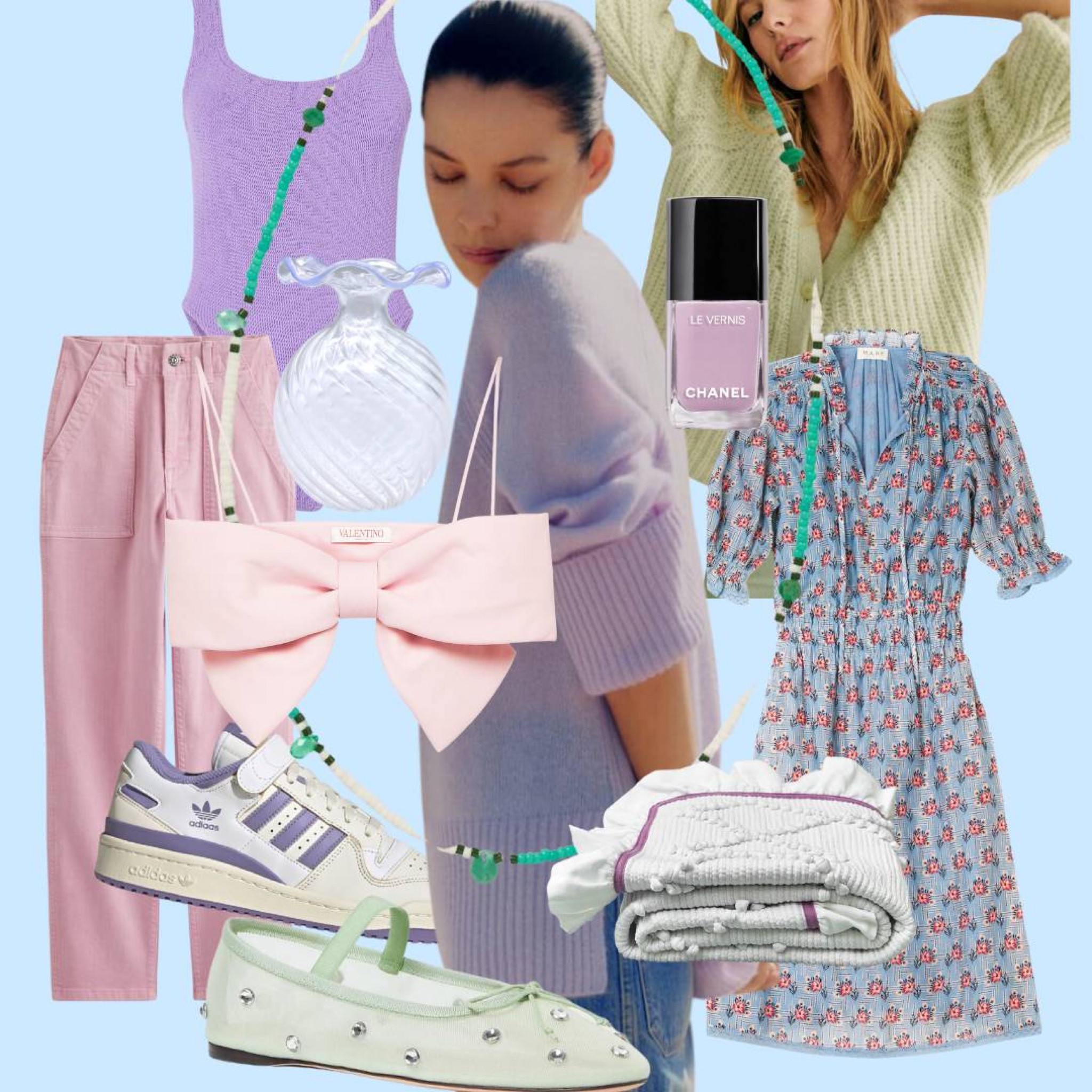 Edit - Pastels For Spring

All the pretty pastels for a Spring in our step.  Lilac rules for the sorbet shades, from swimsuits to trainers & our vases too… 

#LTKGiftGuide #LTKstyletip #LTKhome