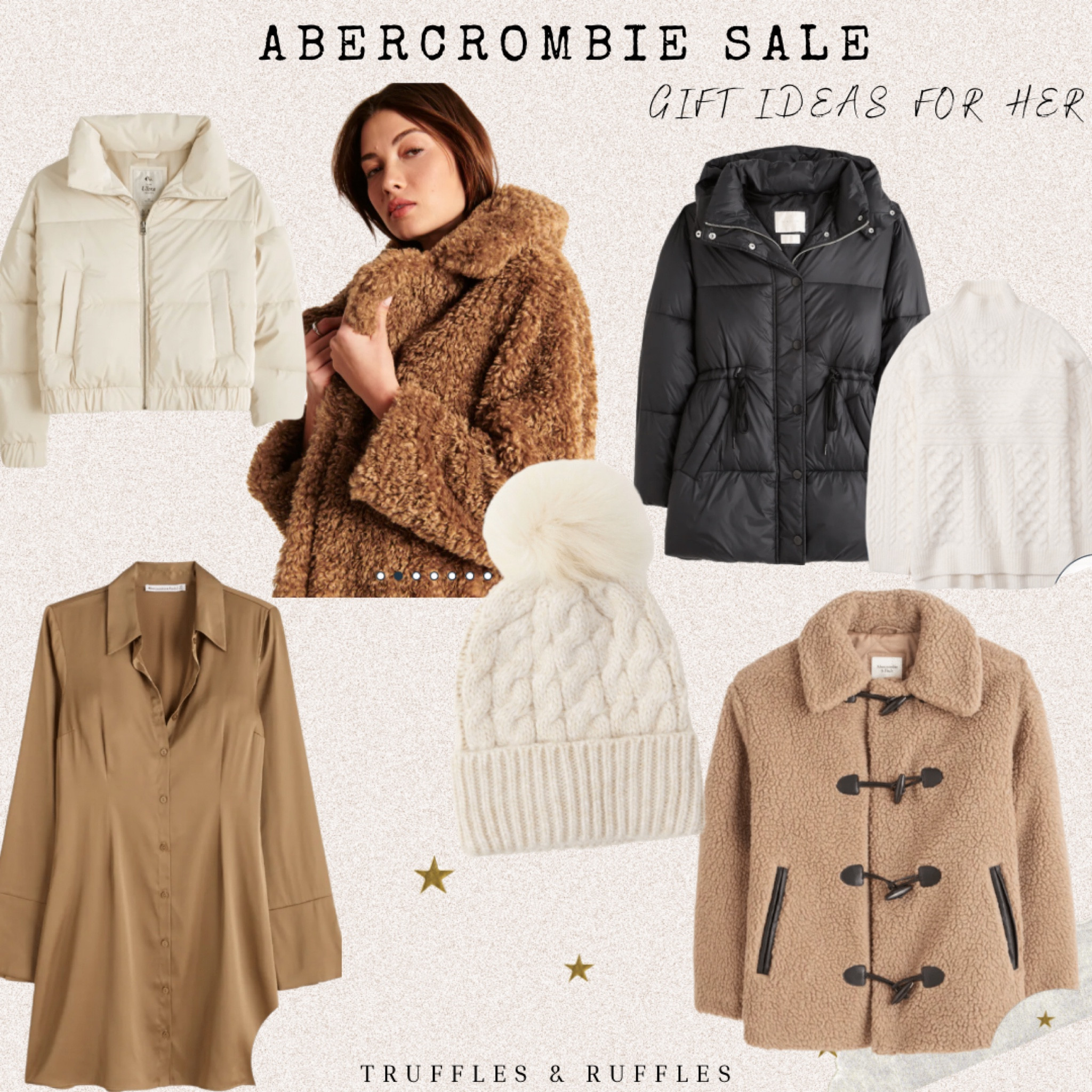 Abercrombie 30% off sale!! Gifts for her✨ coats//winter coats//puffer coat//teddy coat//beanie//Christmas gifts//holiday gifts//gifts for her//sale//trufflesandruffles_xoxo

#LTKGiftGuide #LTKxAF #LTKHoliday
