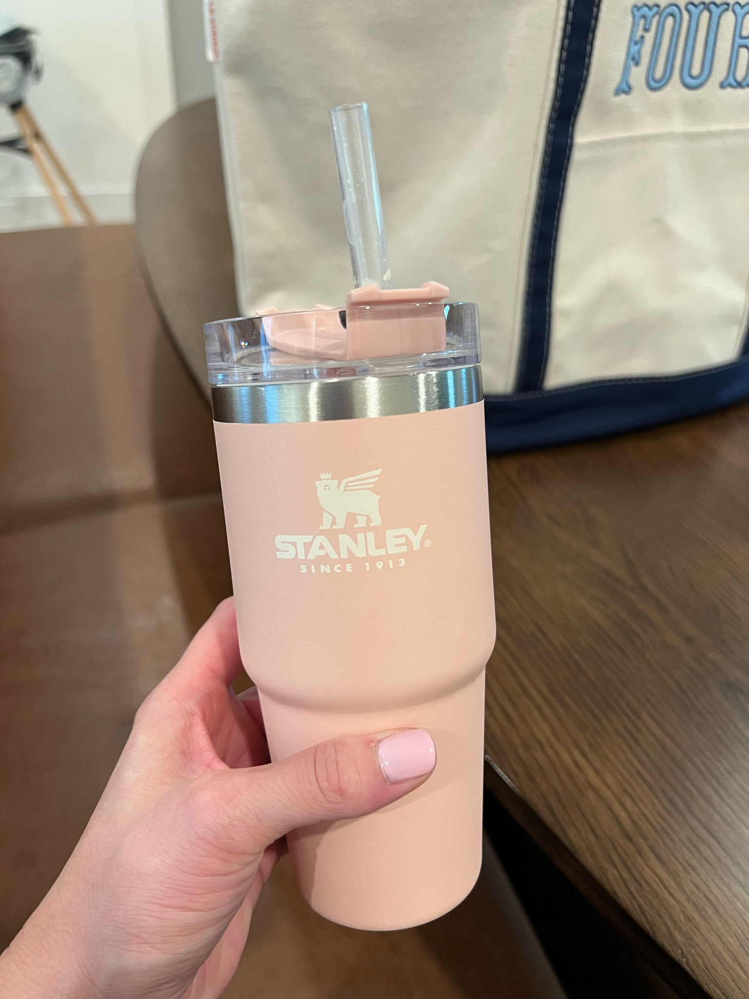 14oz Stanley cup - I use for my iced coffee  