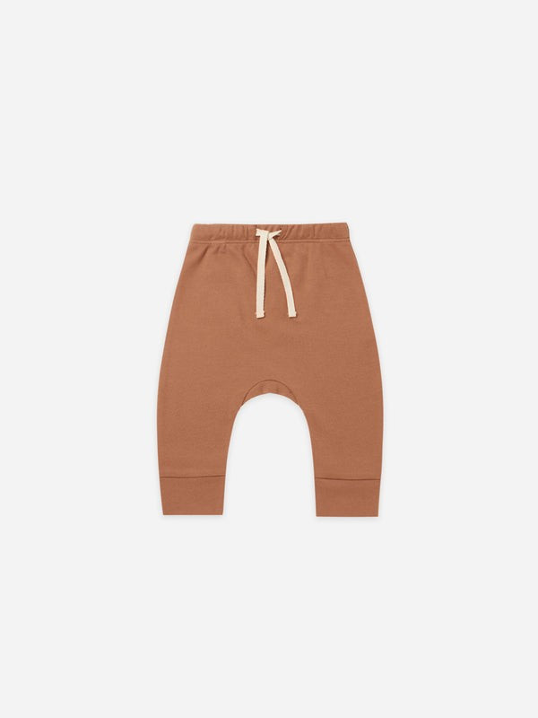 drawstring pant | amber | Quincy Mae