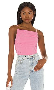 superdown Jessa Ruched Tank in Pink from Revolve.com | Revolve Clothing (Global)