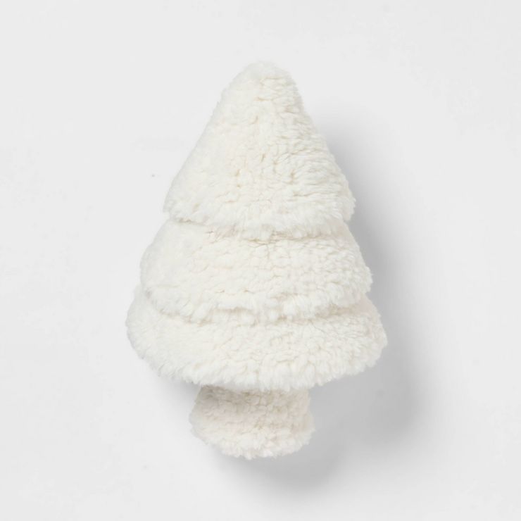 Sherpa Shaped Christmas Tree Ivory - Threshold&#8482; | Target