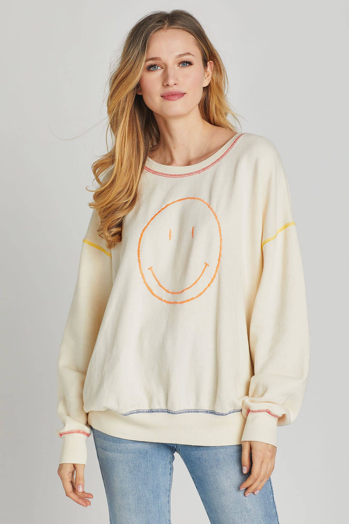 By Together Smile Sweatshirt | Social Threads