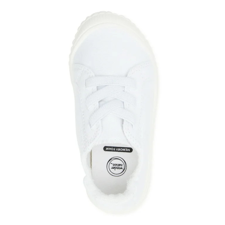 Wonder Nation Toddler Girl Slip-On Casual Bump Toe Sneaker, Sizes 7-12 | Walmart (US)