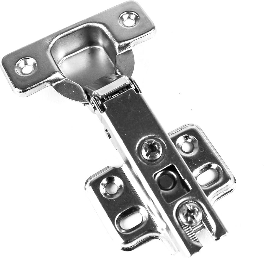 Berta (20 Pieces) Full Overlay Frameless European Hinges, 105 Degree 2-Cam 4-Way Adjustable Conce... | Amazon (US)