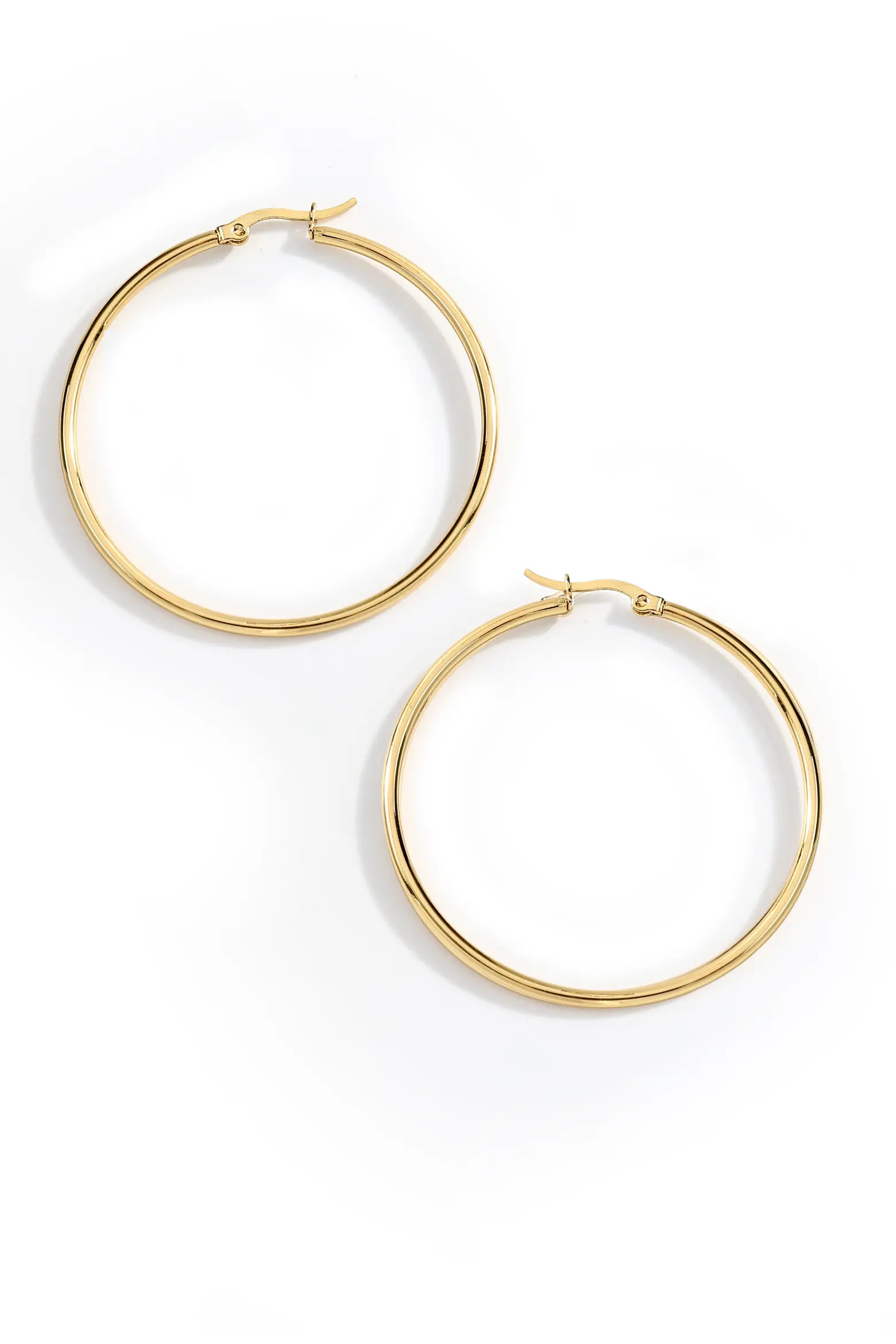 Mint & Lily Lynette Large Hoop Earrings (Women) | Nordstrom | Nordstrom