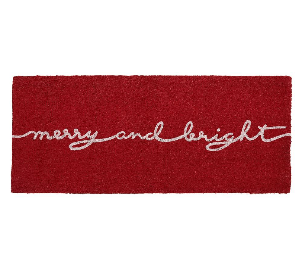 Merry & Bright Doormat | Pottery Barn (US)