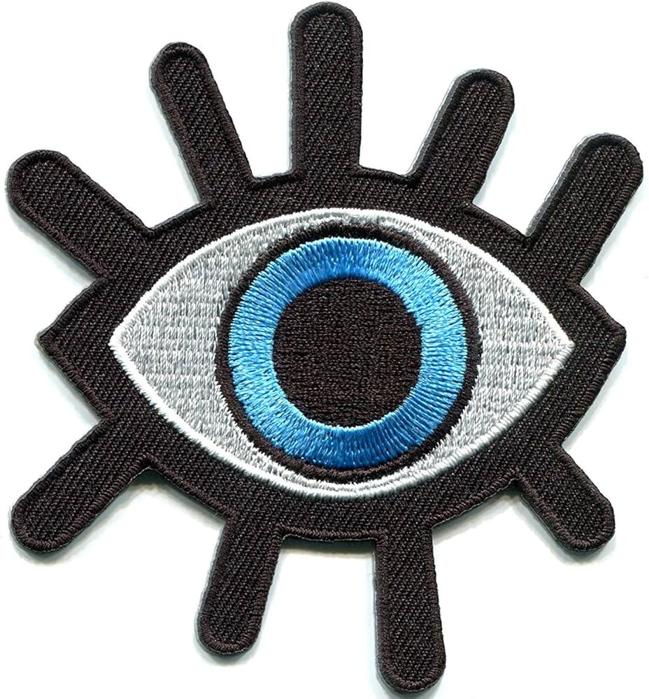 MauSong Eye Eyeball Tattoo Wicca Occult Goth Punk Retro Applique Iron-on Patch | Amazon (US)