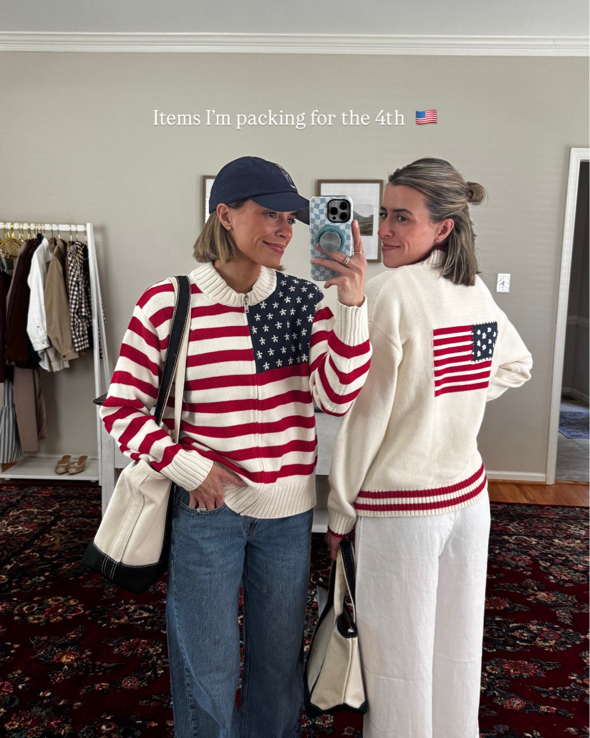 Items I’m bringing on vacation
Sweaters size large in 1/4 zip 
Size medium in full flag

#LTKootd #LTKgrwm