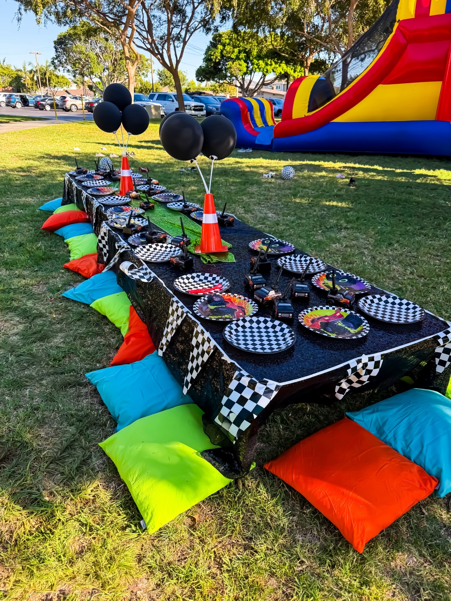 Table set up from the birthday party! 

Birthday Decorations. Party Decorations. Hot Wheels Birthday. Boys Birthday. 5th Birthday. Little Boys Birthday. 

#LTKParties #LTKFamily #LTKKids