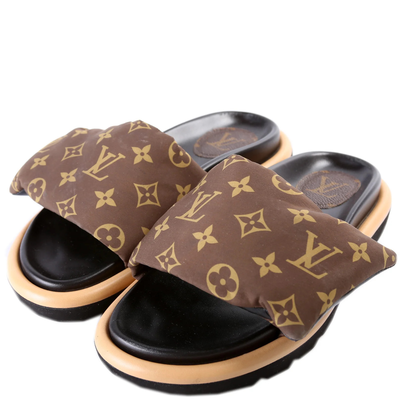 Pool Pillow Comfort Slides Size 37 | Keeks Designer Handbags