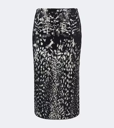 Tom Ford Jacquard velvet pencil skirt | Mytheresa (UK)