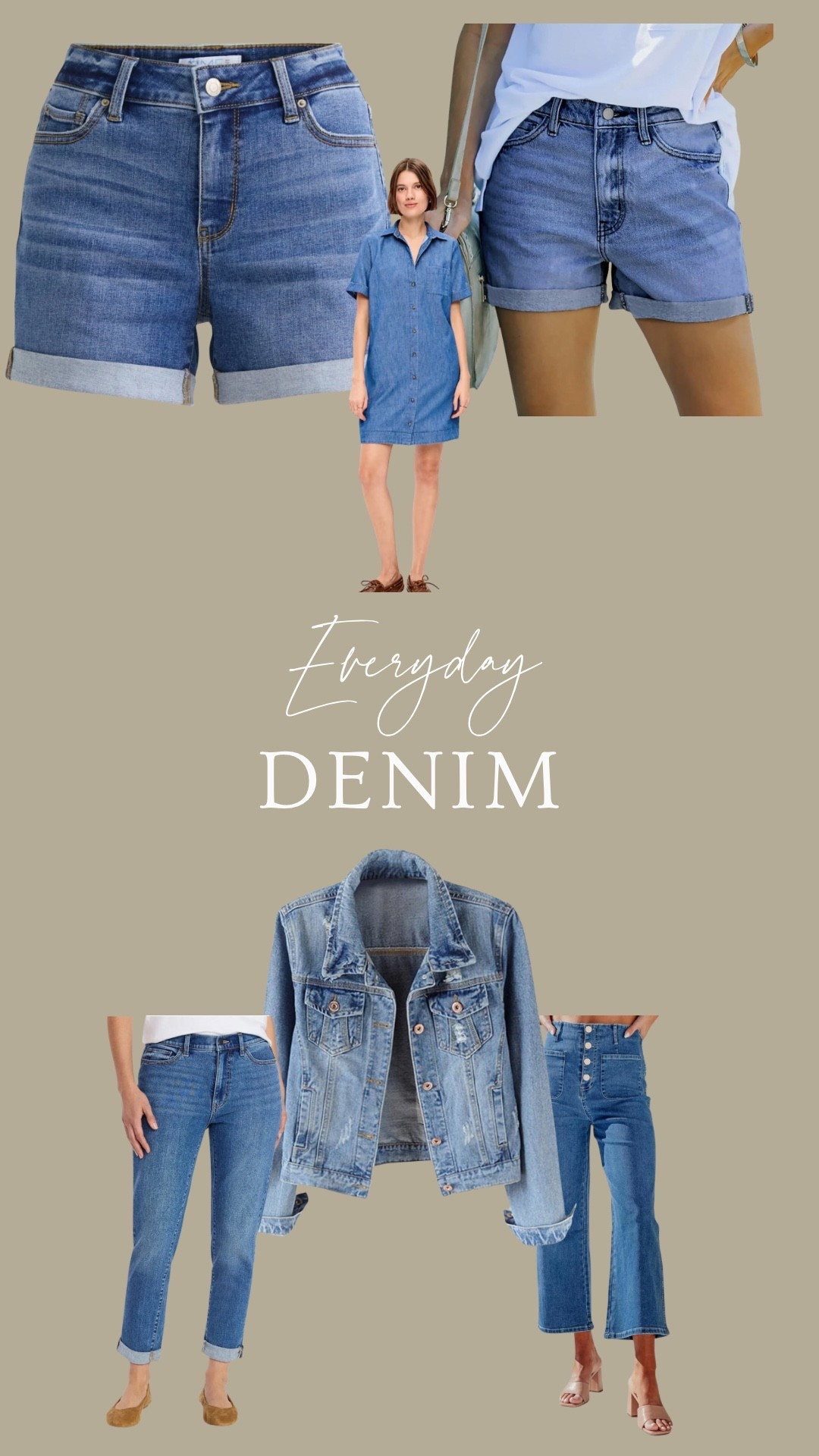 Everyday denim that you can dress up or down🩵

#LTKootd