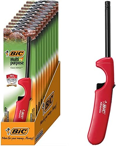 BIC Multi-Purpose Classic Edition Lighter, Assorted Handle Colors, 10-Count | Amazon (US)