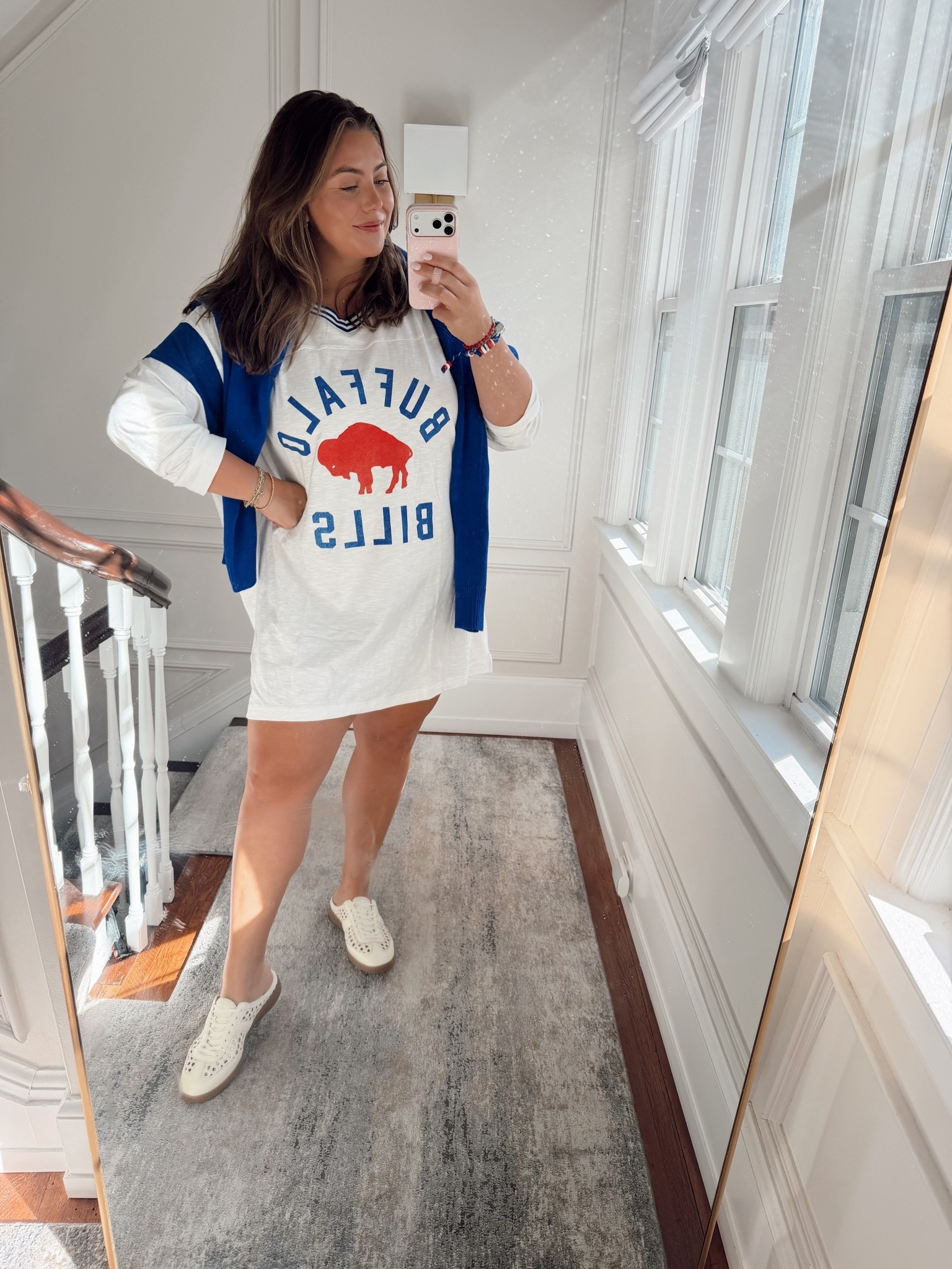 Game day outfit - football Sunday - team gear - fall outfit - wearing size XXL in dress & sweater

#LTKgrwm #LTKootd #LTKPlusSize