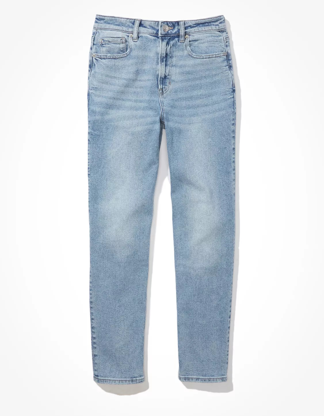 AE Stretch Mom Straight Jean | American Eagle Outfitters (US & CA)