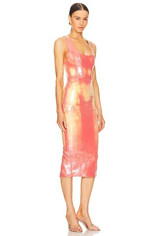 Heated Activated That Old Houdini Magic Dress in Orange & Neon | Revolve Clothing (Global)