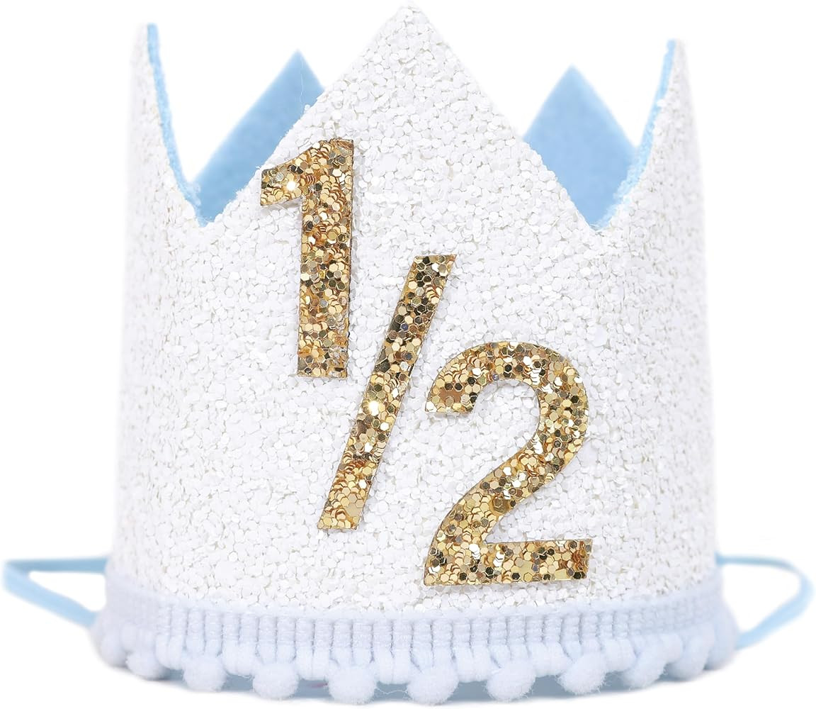 WAWUO Pink 1/2 Birthday High Chair Banner - Girls Half Birthday Party Decorations,Pink Tassel Woo... | Amazon (US)