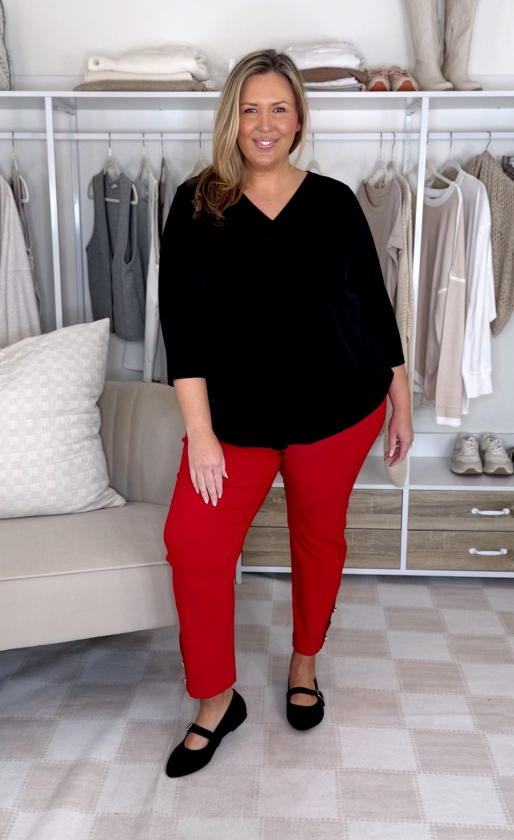 Wearing a 18/20 in the top, 20 in the pants.


Plus size fashion, holiday outfit ideas, midsize fashion, everyday outfit ideas, mom style, lane Bryant haul, what to wear holidays

#LTKPlusSize #LTKMidsize #LTKOver40
